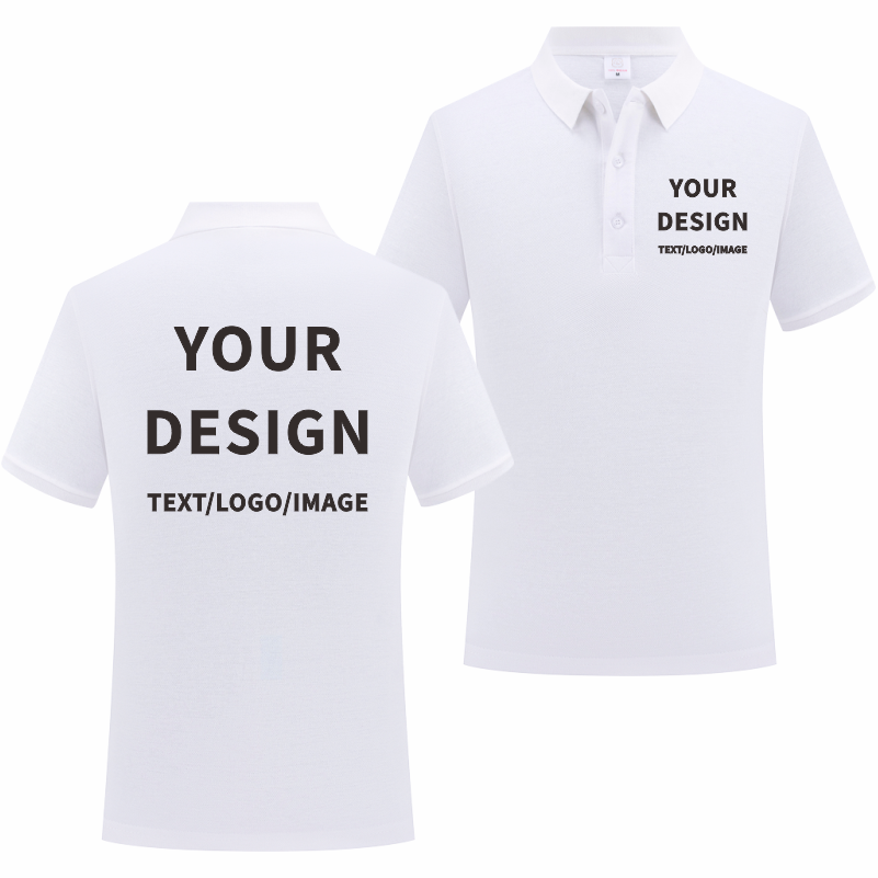 Polo Shirt Pique - Летняя деловая рубашка-поло с индивидуальным логотипом,