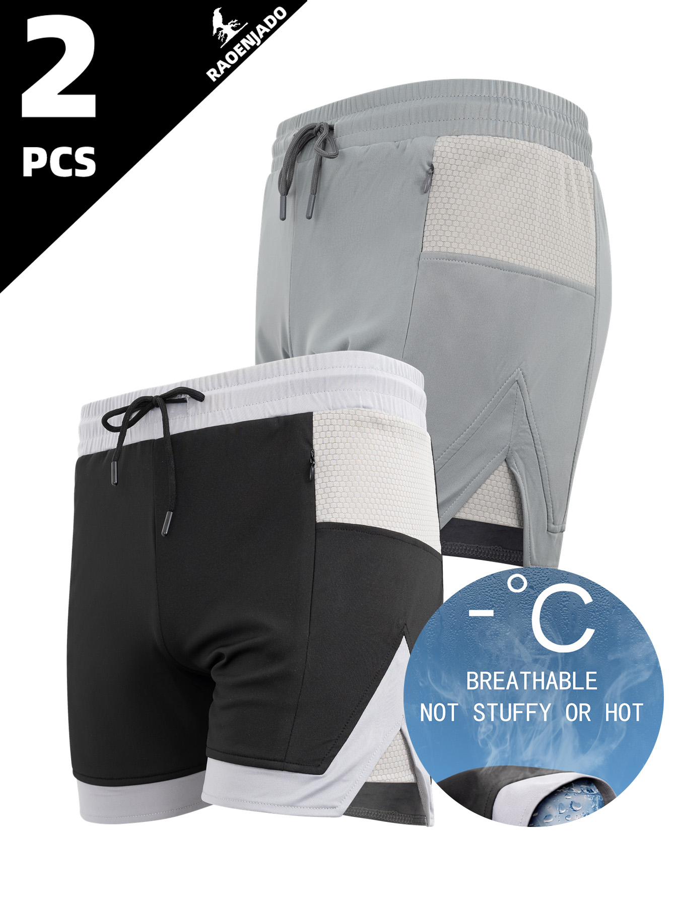 Swim Trunk Quick Dry - Мужские спортивные шорты быстросохнущие, летние, легкие,