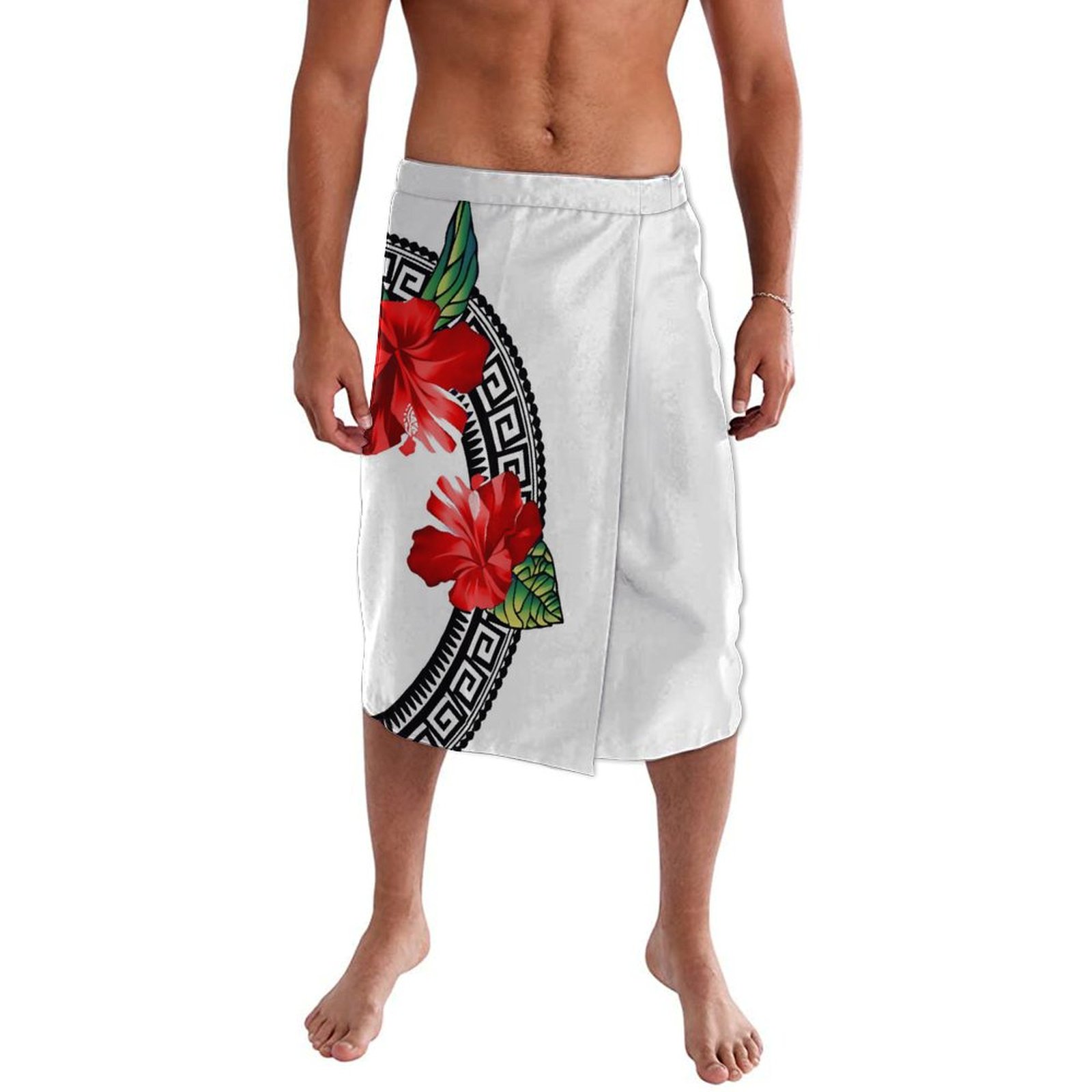 Sarong Men Wrap - Летние тихоокеанские острова, традиционный полинезийский пляжный