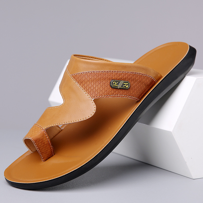 Flip Flop Leather Men - Мужские кожаные сандалии 2026 года: новые,