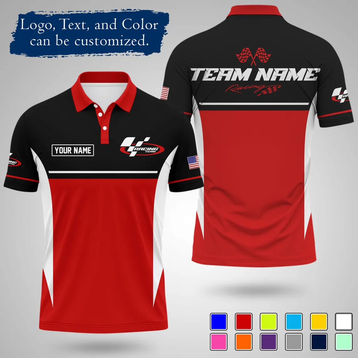 Polo Shirt Pique - Новая гоночная футболка-поло 2026 года с