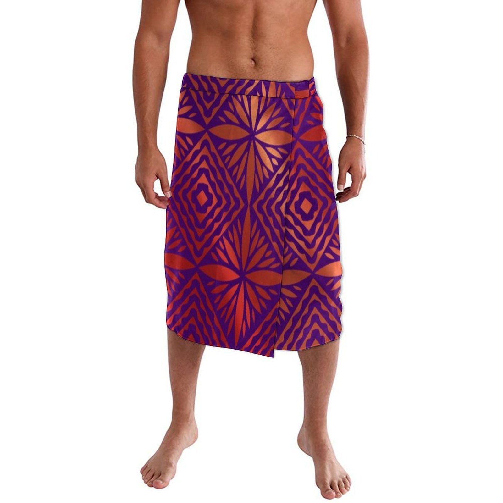 Sarong Men Wrap - Новая полинезийская пляжная юбка-парео в стиле
