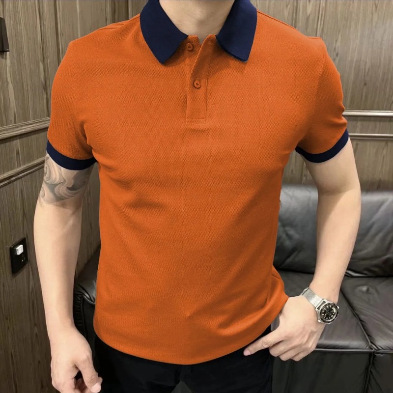 Polo Shirt Pique - Мужская рубашка-поло больших размеров из пике