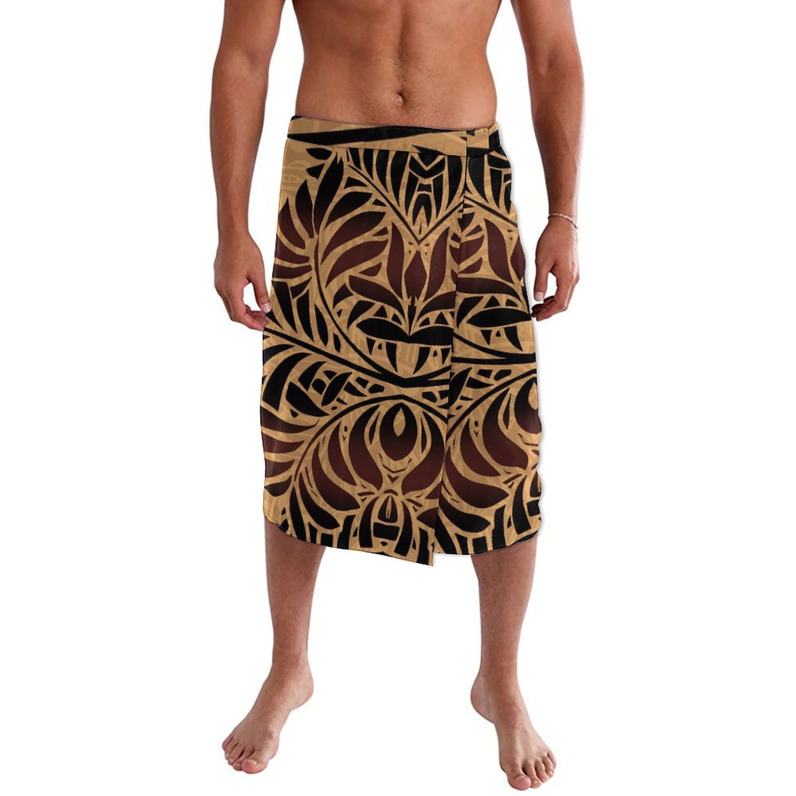 Sarong Men Wrap - Гавайское мужское пляжное платье с запахом,