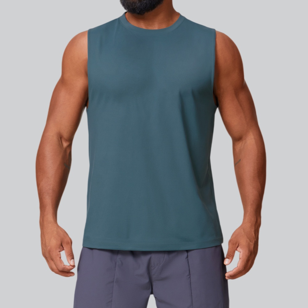 Tank Top Muscle - Мужские майки для фитнеса, летние однотонные