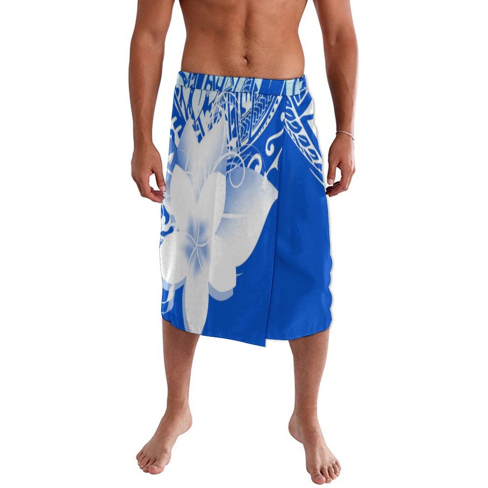 Sarong Men Wrap - Полинезийское пляжное платье-накидка с островов Самоа
