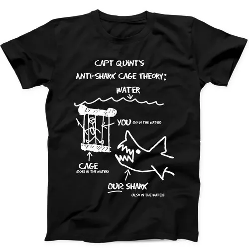 Shirt Camp Collar - Футболка Jaws Paws Capt Quints Anti