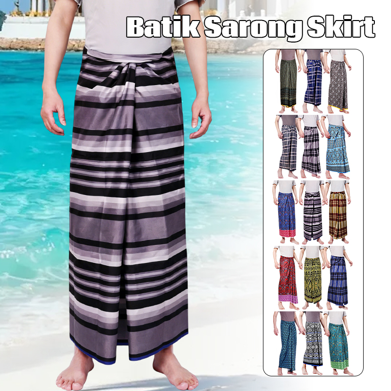 Sarong Men Wrap - Пляжная юбка-саронг унисекс в этническом стиле