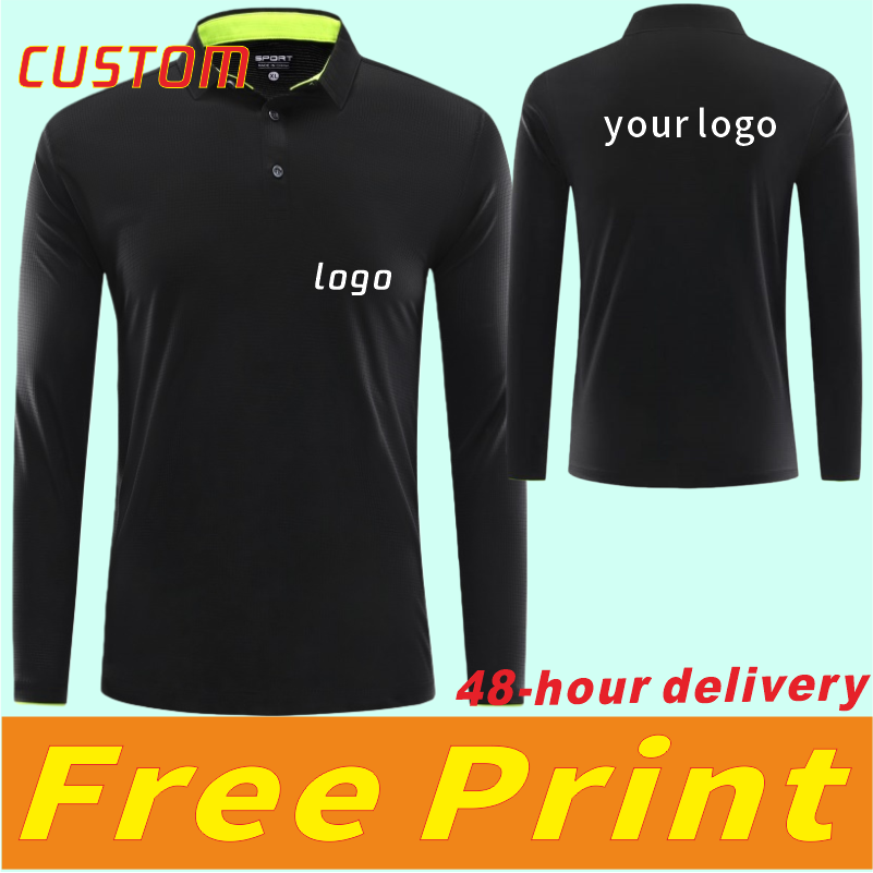 Polo Shirt Pique - Быстросохнущая дышащая спортивная футболка с длинными