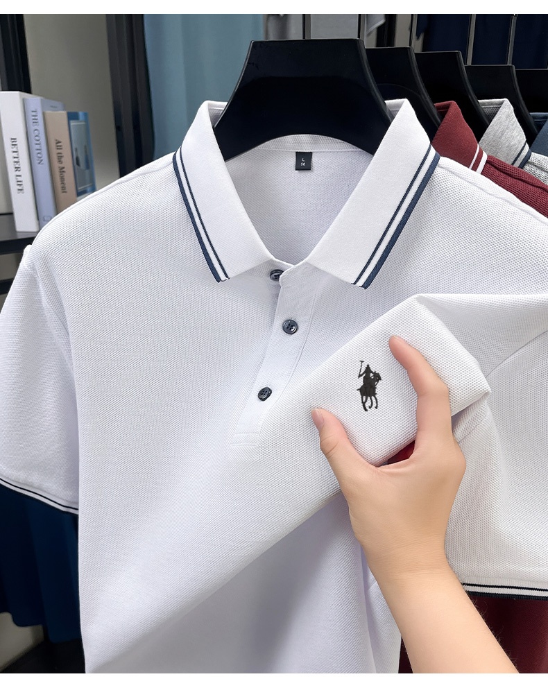 Летняя полосатая рубашка-поло  – обзор и цена Polo Shirt Pique