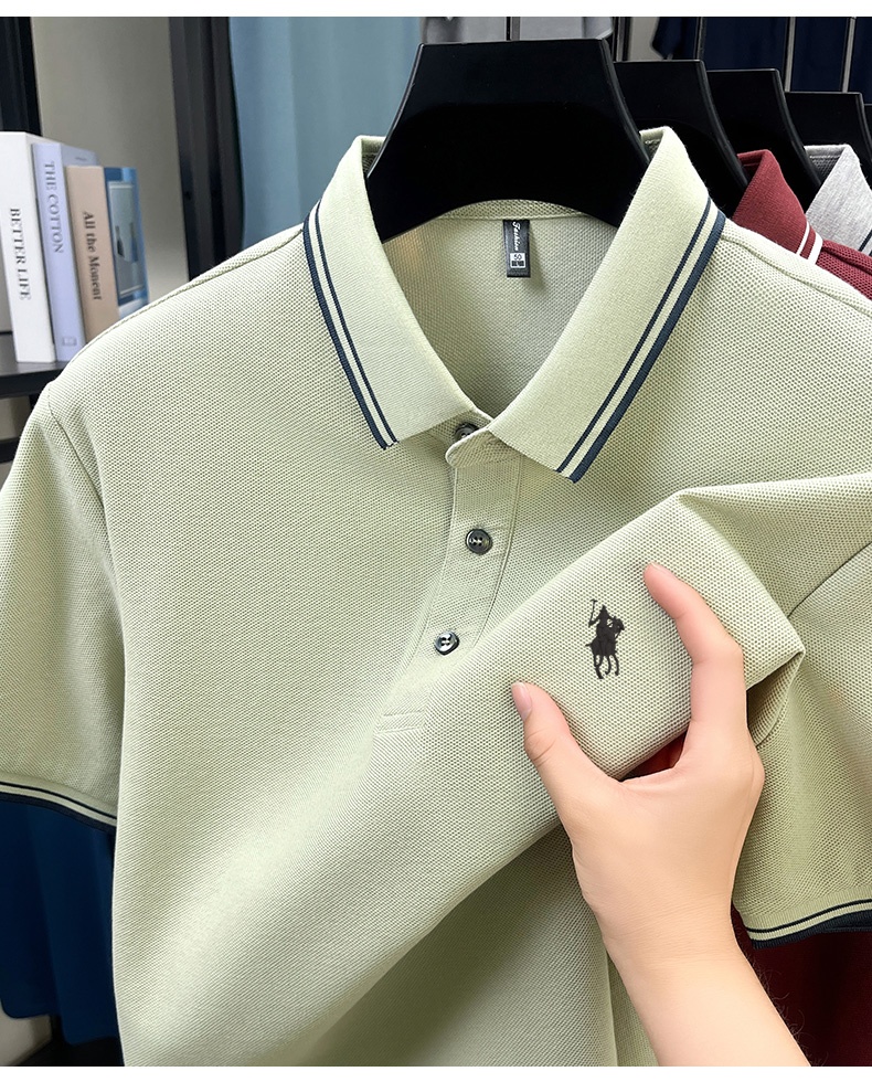 Летняя полосатая рубашка-поло  – обзор и цена Polo Shirt Pique