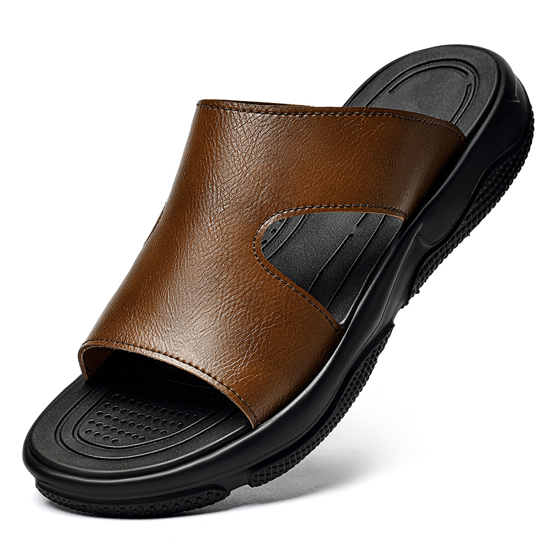 Мужские кожаные сандалии-шлепа – обзор и цена Flip Flop Leather Men