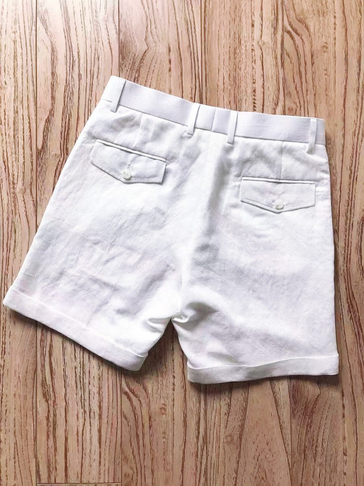 Модные мужские деловые летние  – обзор и цена Short Linen Drawstring