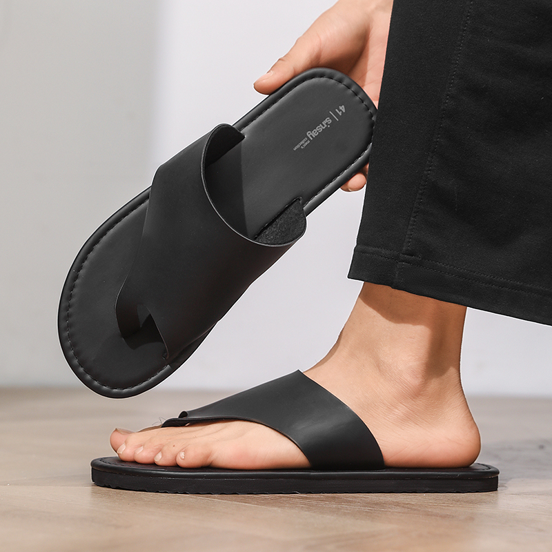 Высококачественные мужские тап – обзор и цена Flip Flop Leather Men