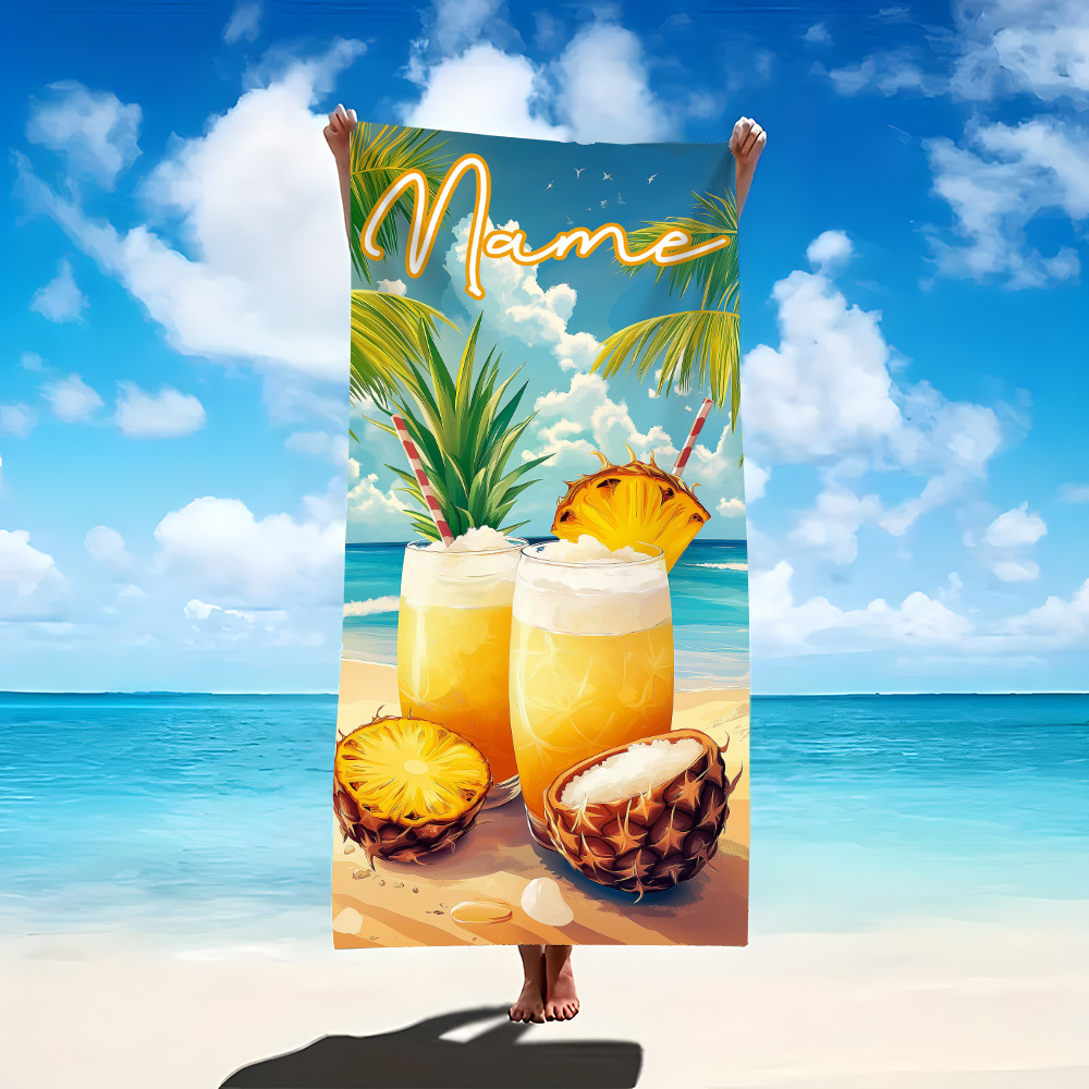 Пляжное полотенце с индивидуал – обзор и цена Beach Towel Large