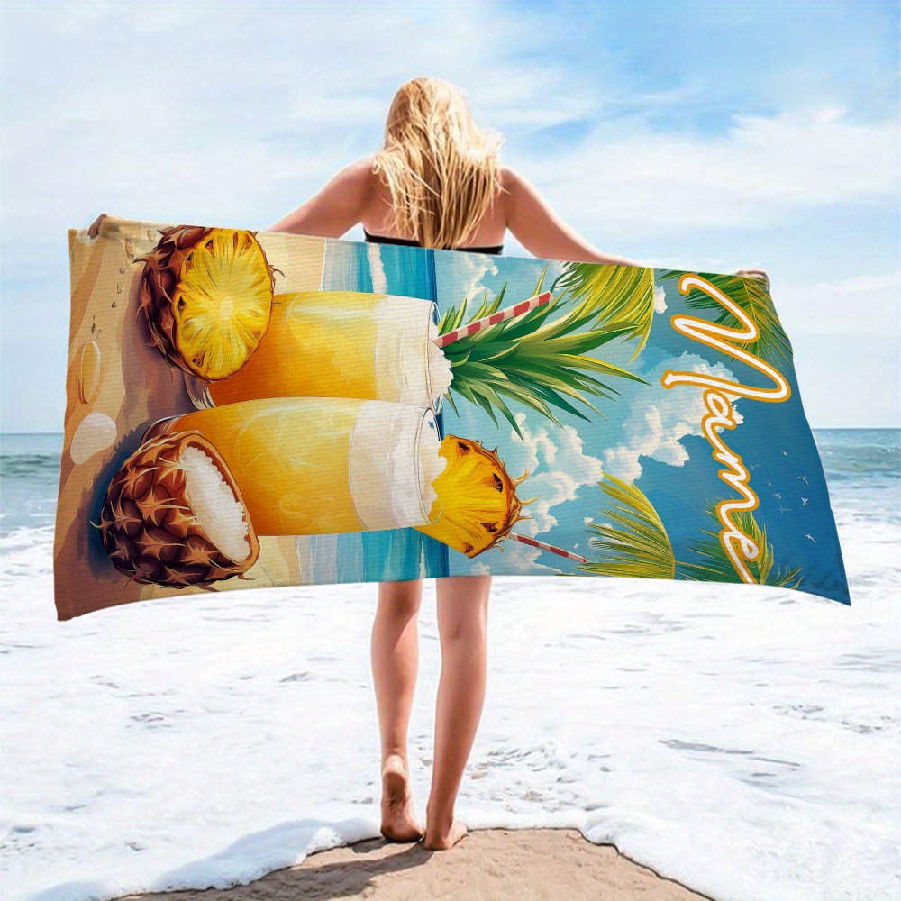 Пляжное полотенце с индивидуал – обзор и цена Beach Towel Large