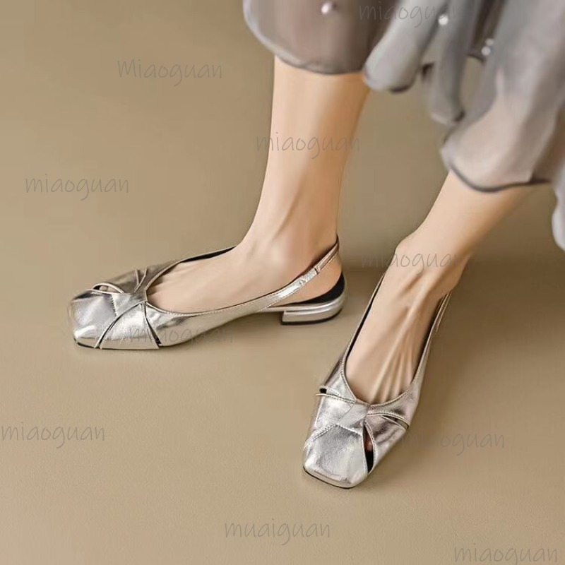 Туфли-лодочки на низком каблук – обзор и цена Casual Sandal Leather