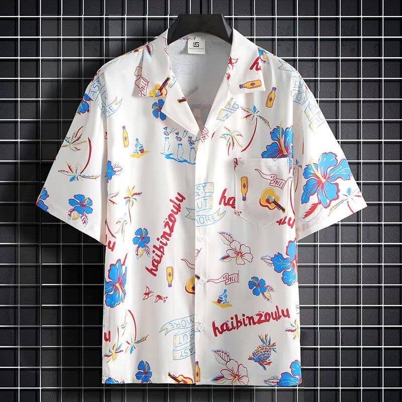 Повседневная рубашка с коротки – обзор и цена Resort Shirt Floral