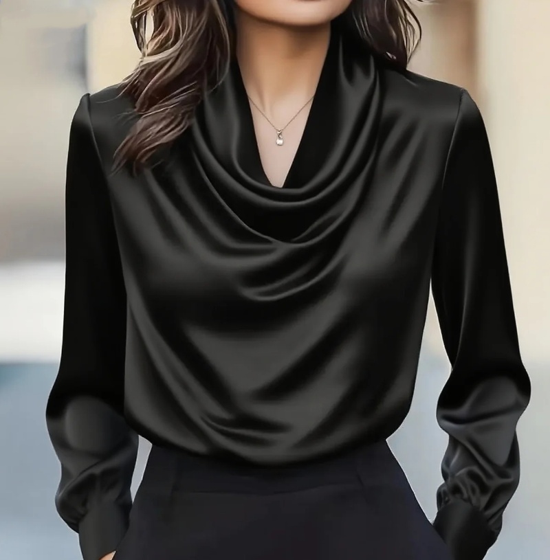 Осенняя модная элегантная одно – обзор и цена Shirt Camp Collar