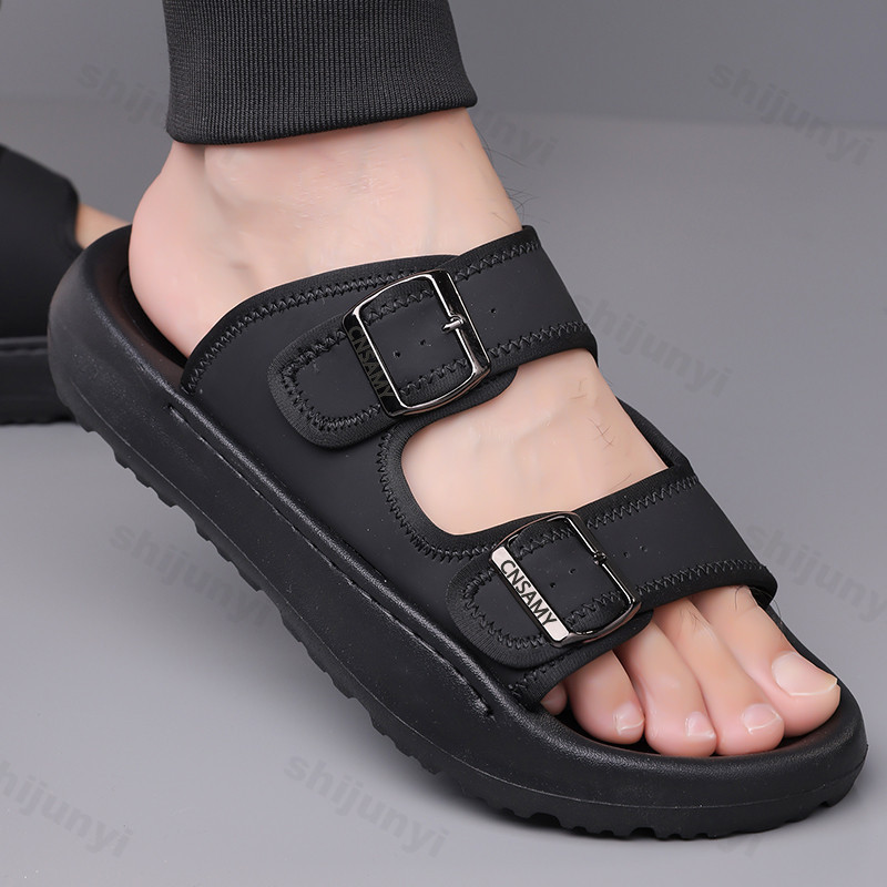 Мужские тапочки, лето 2024, ды – обзор и цена Flip Flop Leather Men