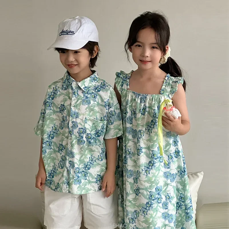 Посмотрите рубашки для мальчик – обзор и цена Resort Shirt Floral