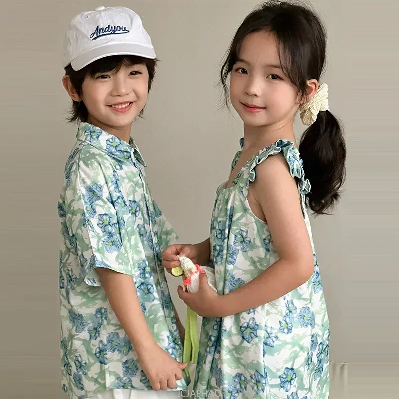 Посмотрите рубашки для мальчик – обзор и цена Resort Shirt Floral