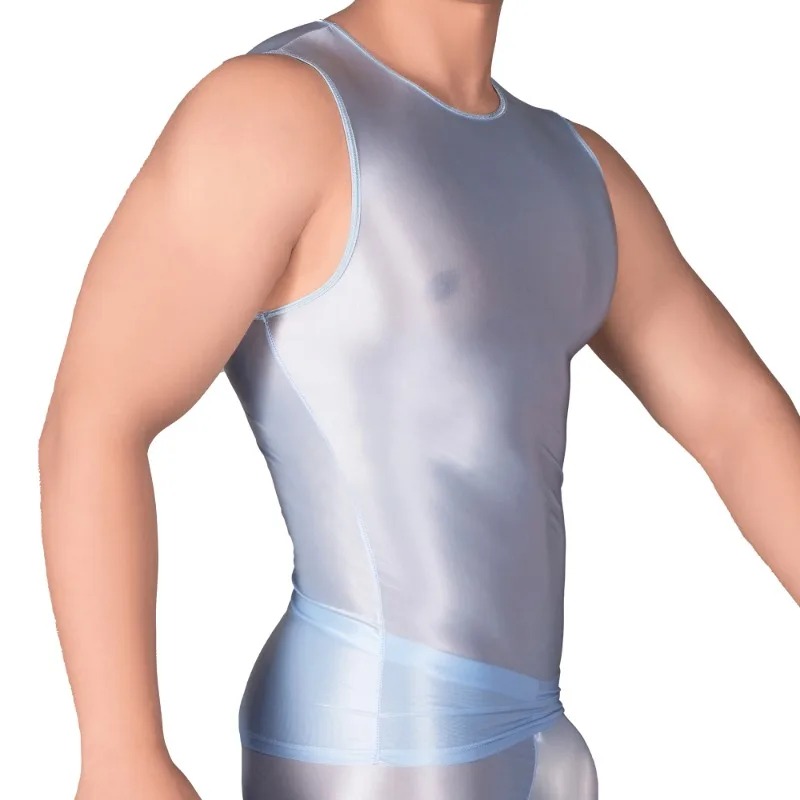 Мужские однотонные облегающие  – обзор и цена Tank Top Muscle