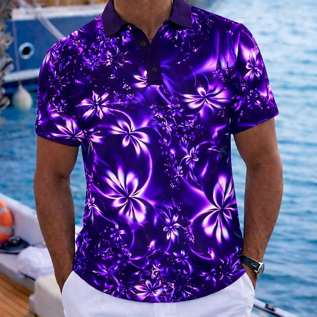 Мужская рубашка-поло 2026 Summ – обзор и цена Resort Shirt Floral