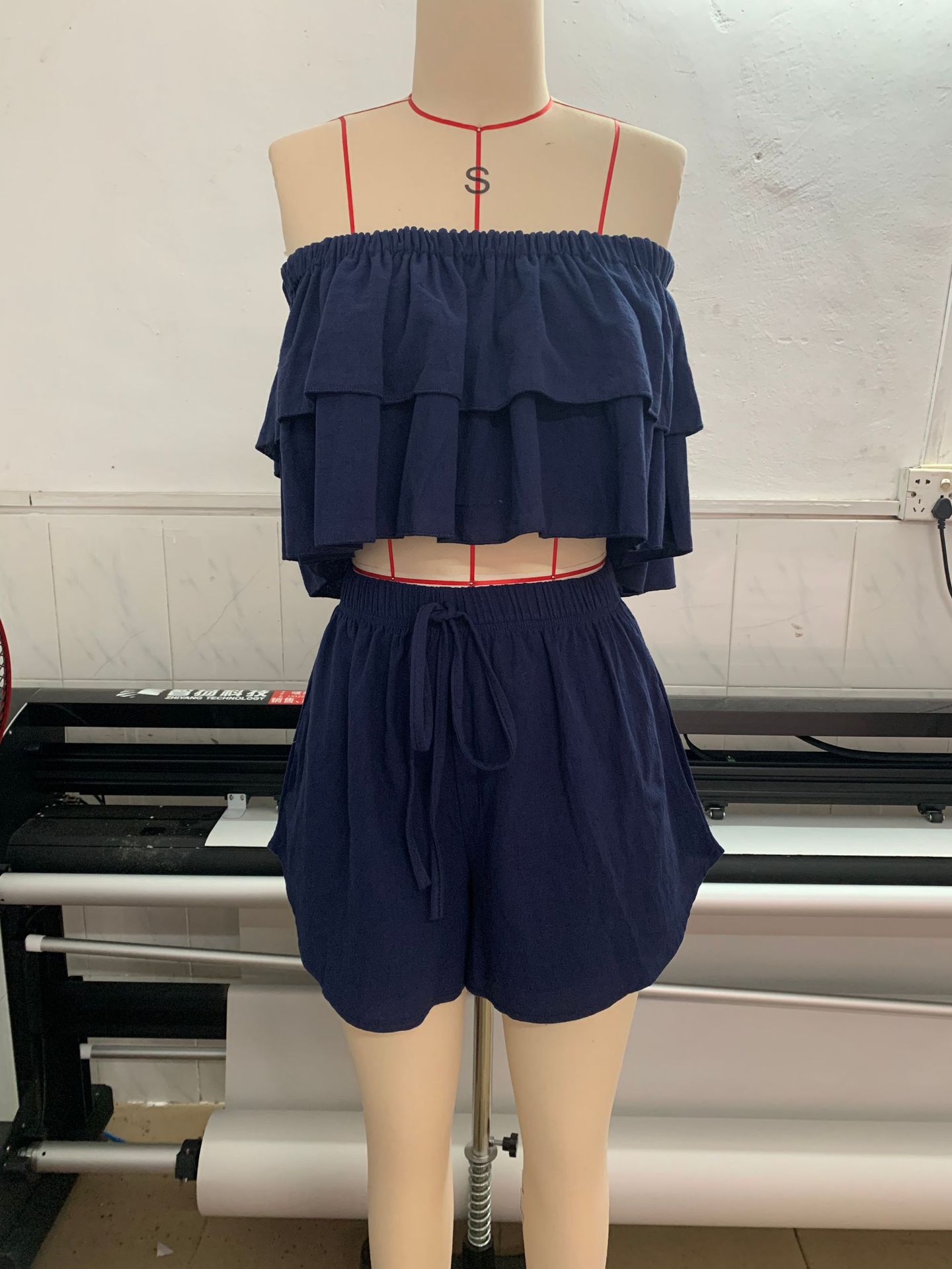 Летняя женская мода: новый пов – обзор и цена Short Linen Drawstring