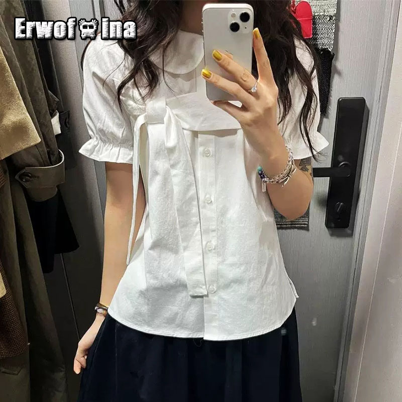 Женские рубашки Erwofeina с во – обзор и цена Shirt Camp Collar