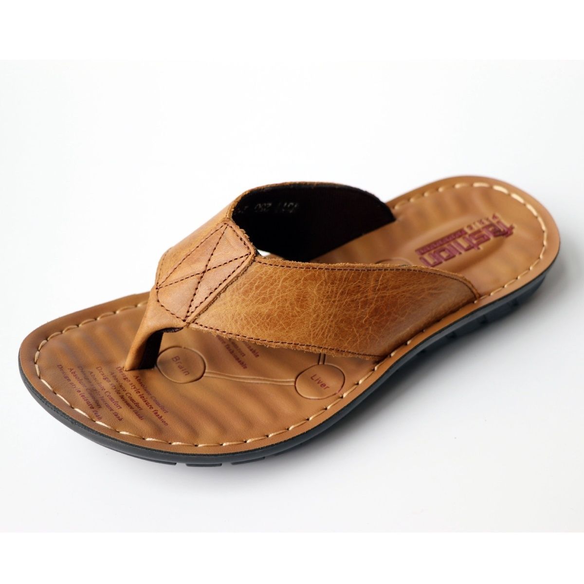 Летняя обувь, мужские тапочки, – обзор и цена Flip Flop Leather Men