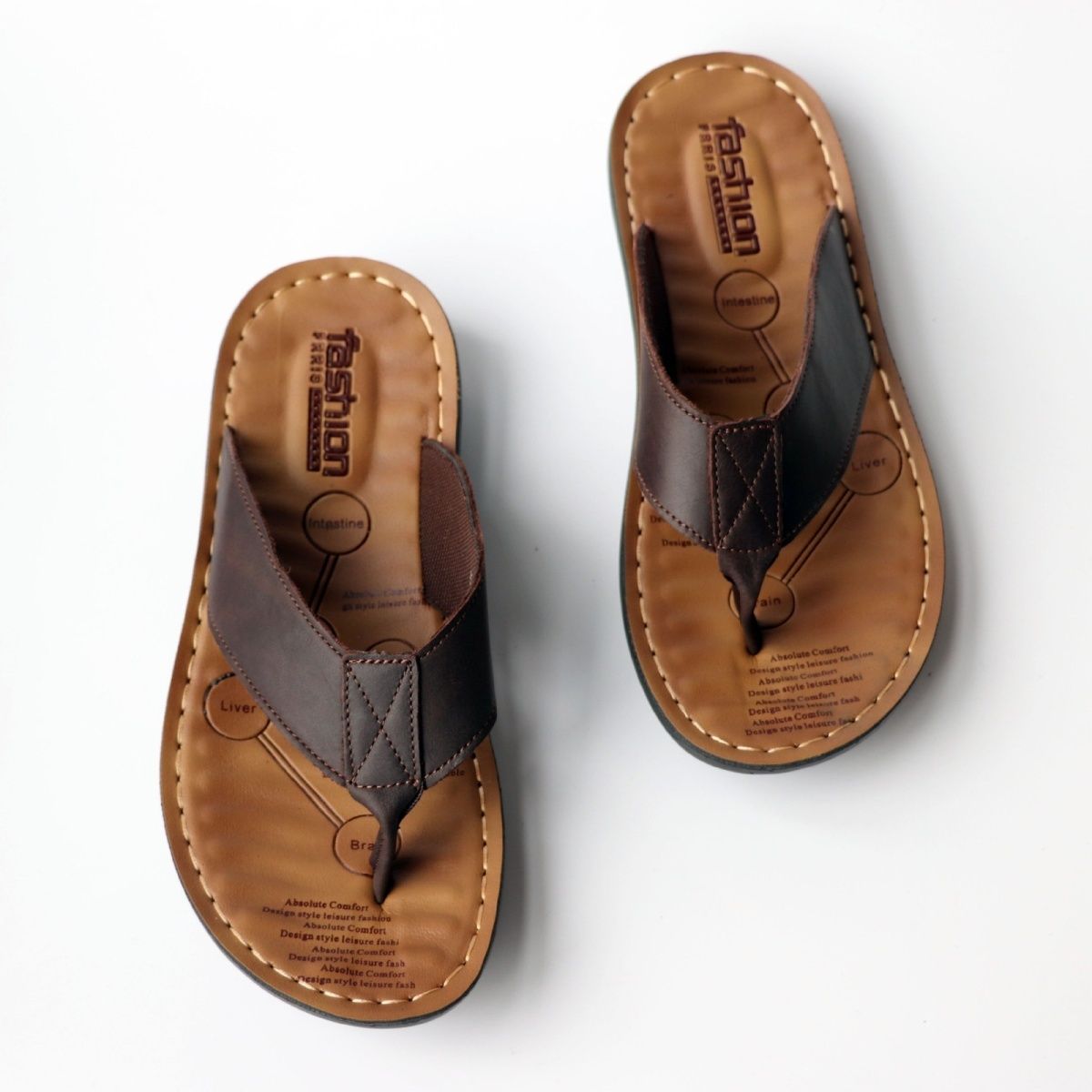 Летняя обувь, мужские тапочки, – обзор и цена Flip Flop Leather Men