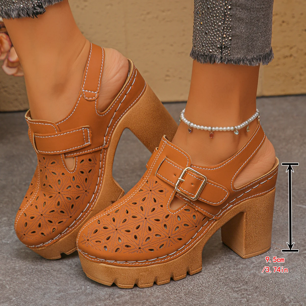 Женские босоножки большого раз – обзор и цена Casual Sandal Leather