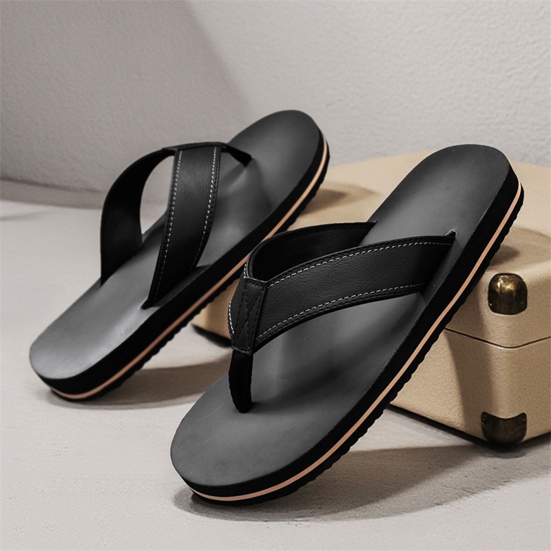 Мужские винтажные шлепанцы из  – обзор и цена Flip Flop Leather Men