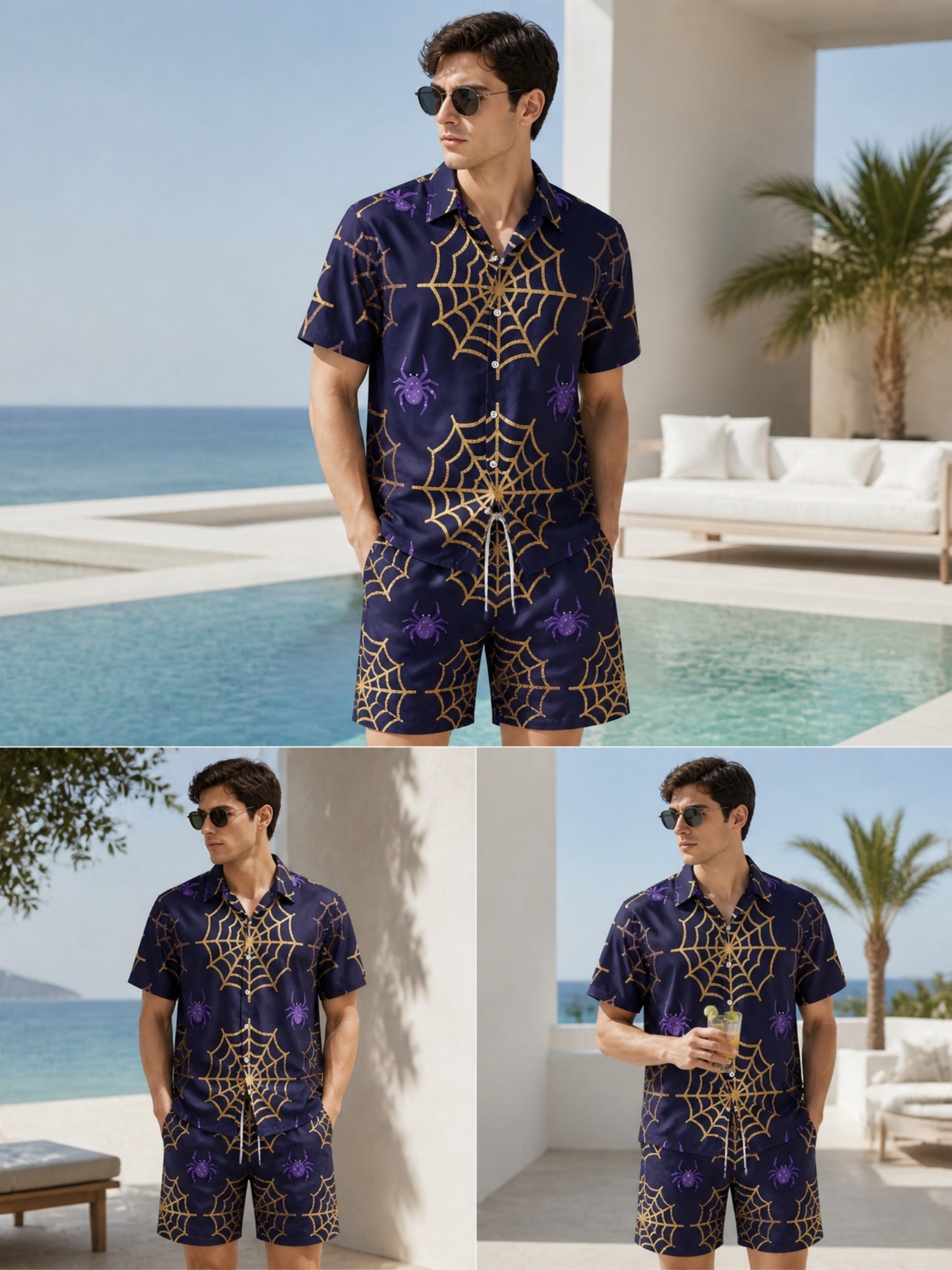 Мужской летний комплект: поло  – обзор и цена Resort Shirt Floral