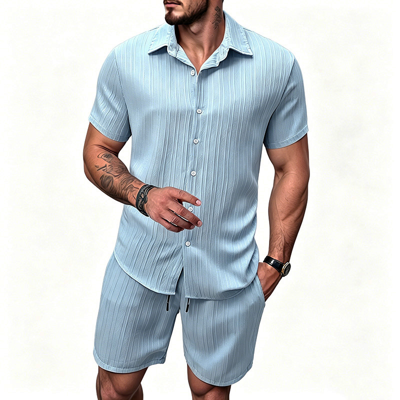 Новый мужской комплект 2026: р – обзор и цена Shirt Camp Collar