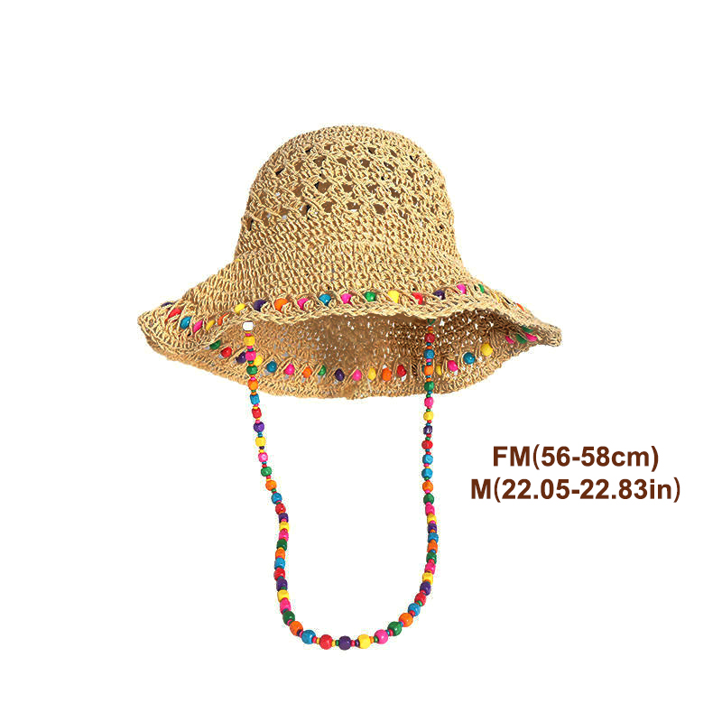 Ретро-шляпа с широкими полями  – обзор и цена Bucket Hat Straw