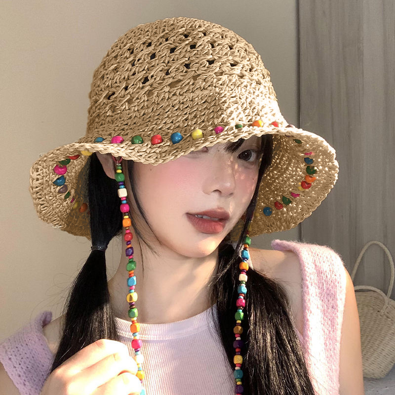 Ретро-шляпа с широкими полями  – обзор и цена Bucket Hat Straw