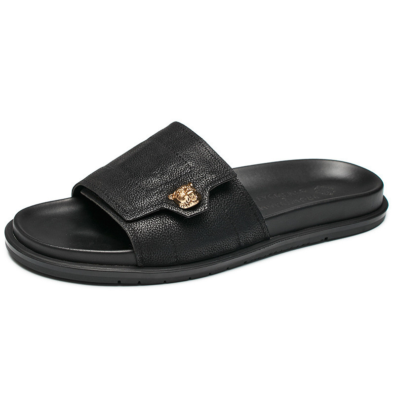 Новинка 2023 года, тапочки из  – обзор и цена Flip Flop Leather Men