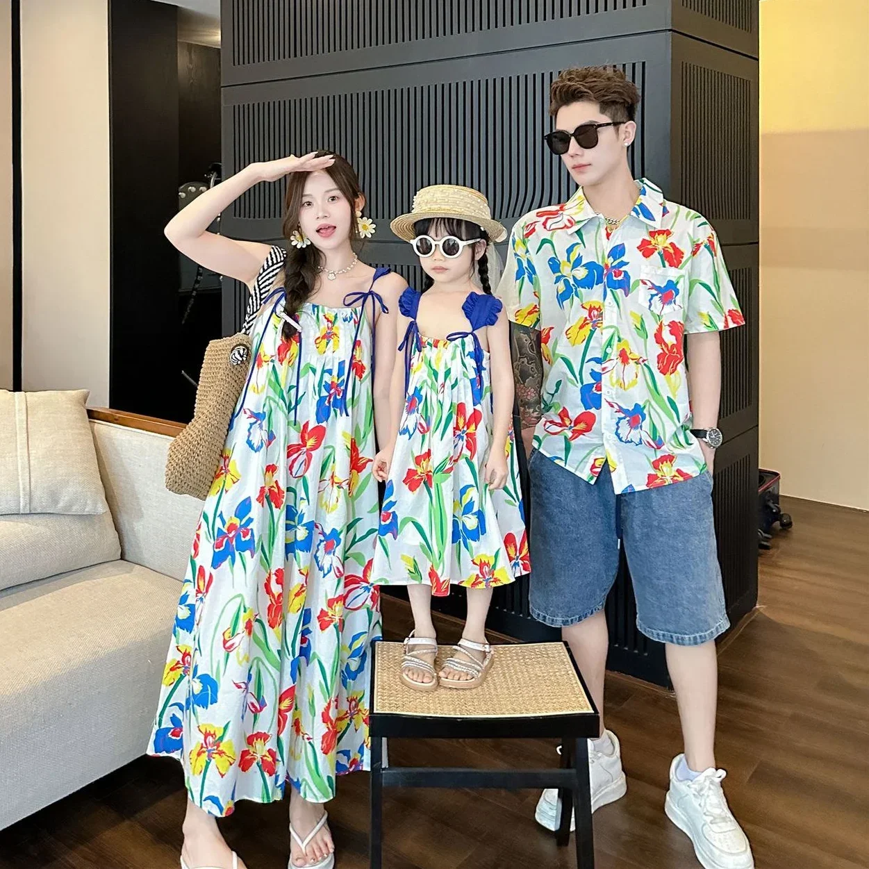 Одежда для отпуска, корейское  – обзор и цена Resort Shirt Floral