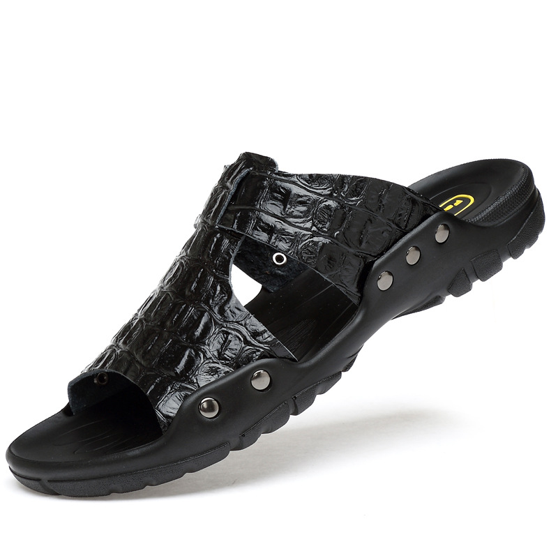 Кожаные сандалии, мужские удоб – обзор и цена Flip Flop Leather Men
