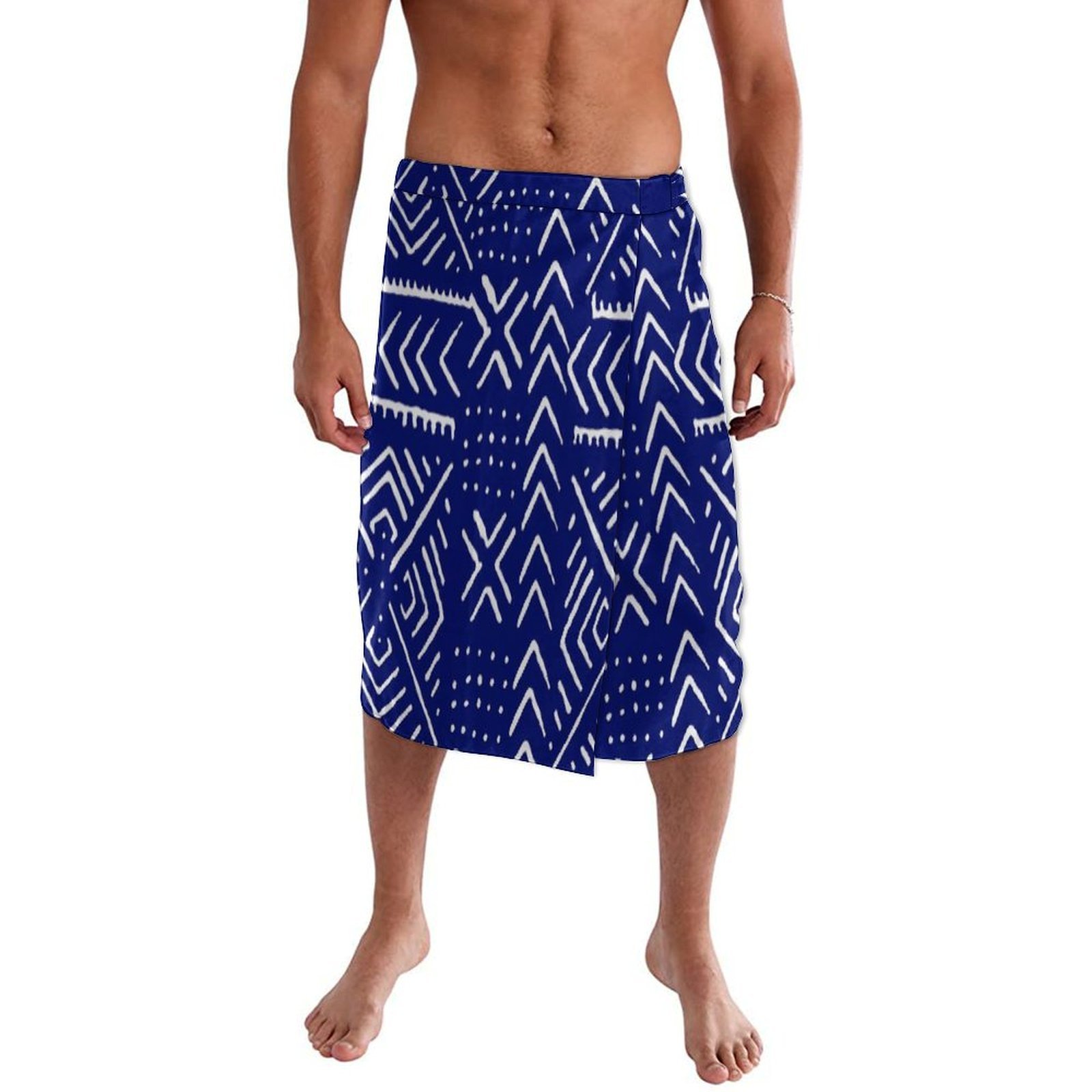 Синее пляжное платье-накидка с – обзор и цена Sarong Men Wrap