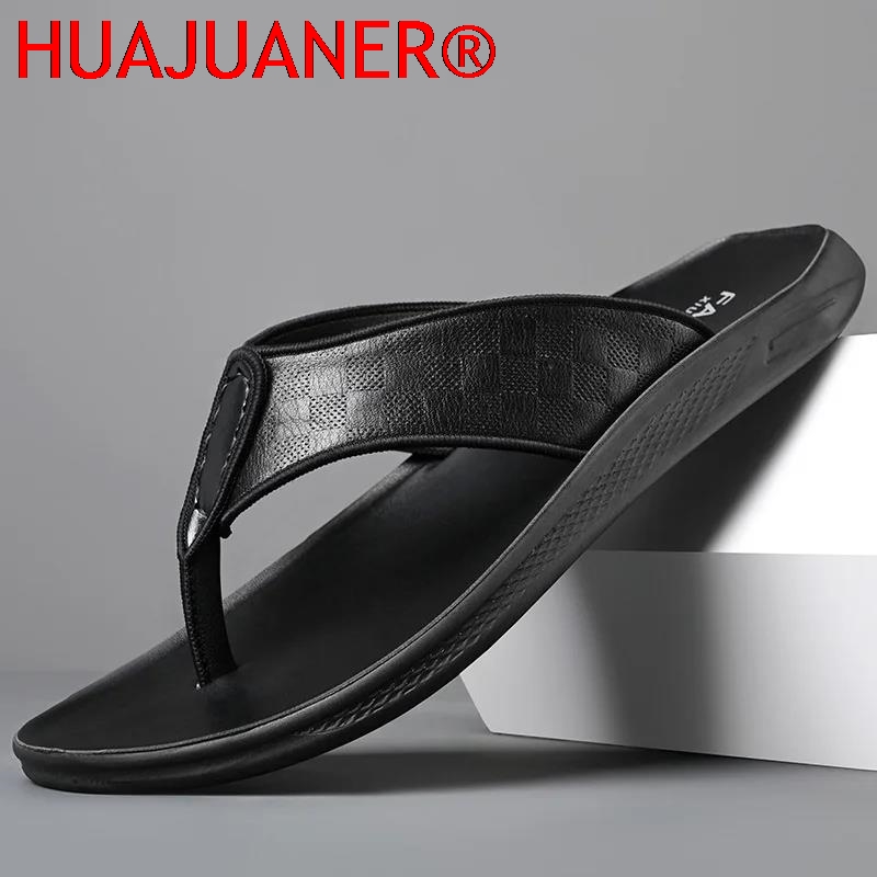 Мужские повседневные уличные с – обзор и цена Flip Flop Leather Men